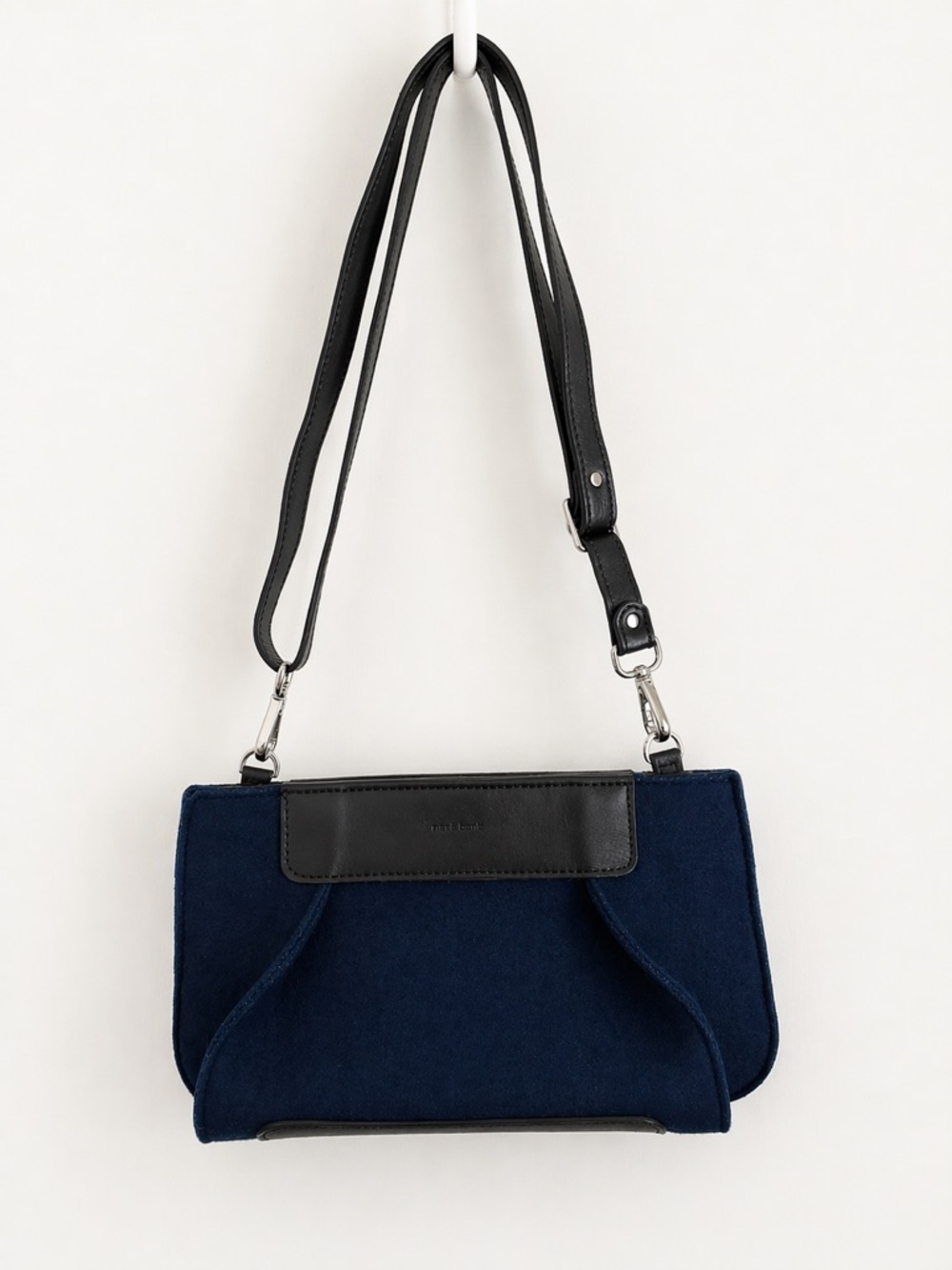 Graf Lantz Frankie Baguette Clutch/Crossbody Bag Navy Blue